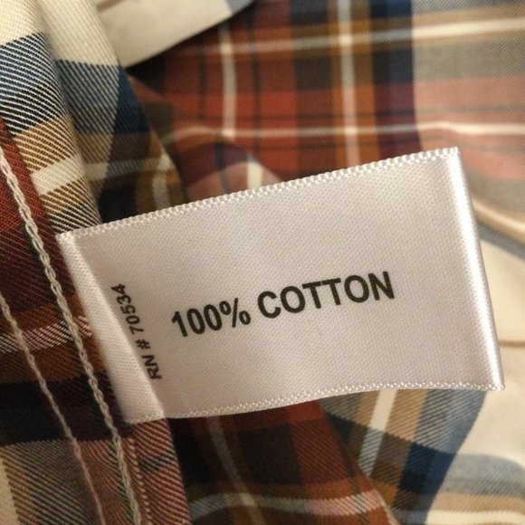 Orvis Men's Plaid Shirt Size M Signature Twill Button Front Long Sleeve - Picture 6 of 8